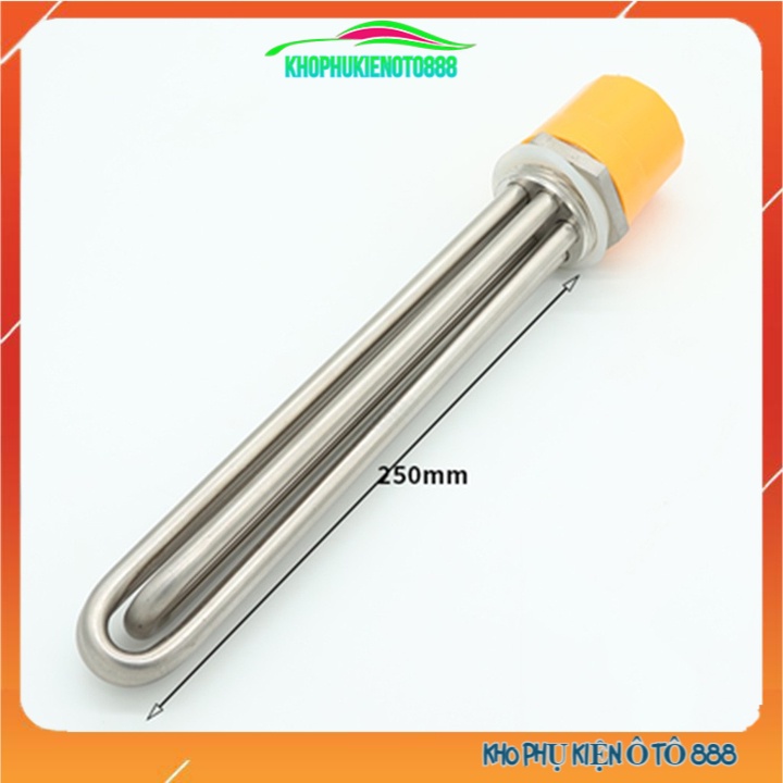 Thanh điện trở nhiệt củ ren phi 48mm nấu nước phở điện áp 220V/380V công suất 3kw-12kw