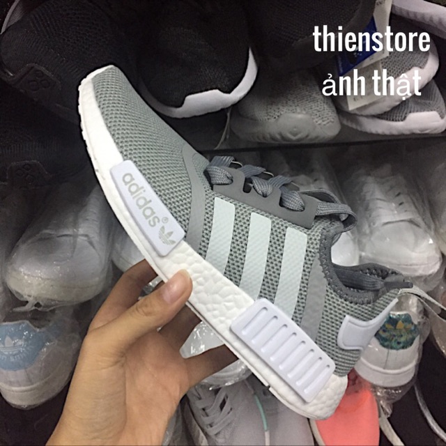 Giày thể thao NMD R1 Grey Giày NMD xám ( Giày adidas NMD R1 xám)