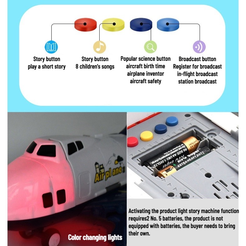 Bộ Đồ Chơi Xe Cứu Hỏa/Máy Bay/Xe Công Trường Bằng Hợp Kim Cho Bé