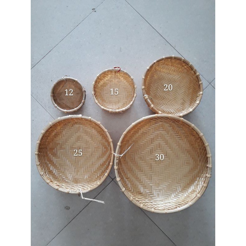 Thúng tre đủ kích thước
