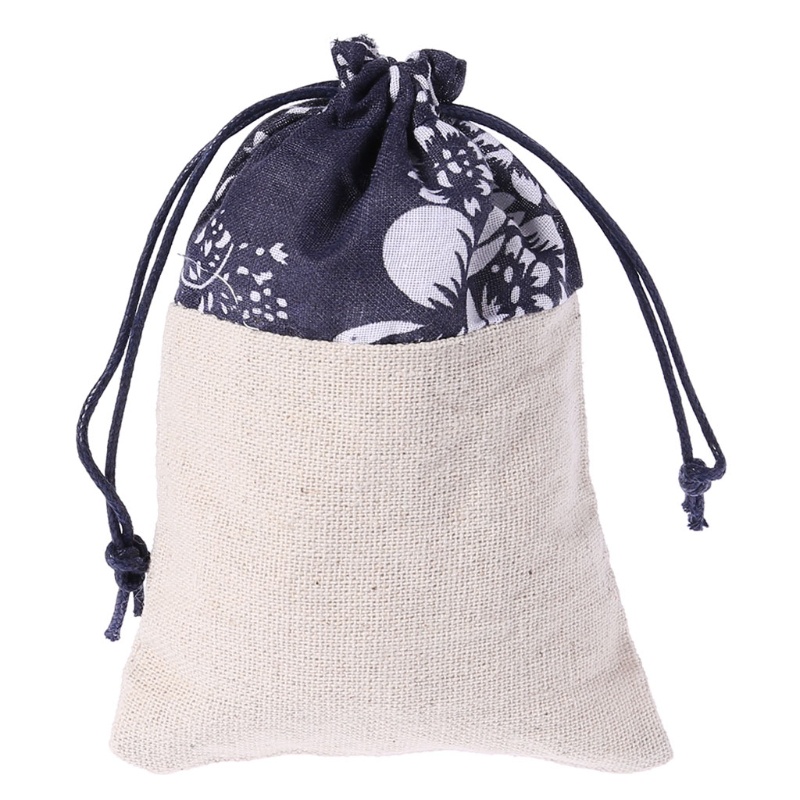 Túi Dây Rút Chất Liệu Cotton Lanh Đựng Trang Sức Tiện Dụng