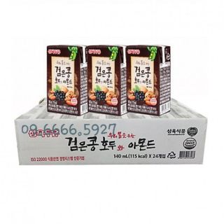 [Hải Dương] Sữa óc chó đậu đen hạnh nhân Hàn Quốc chính hãng 140ml
