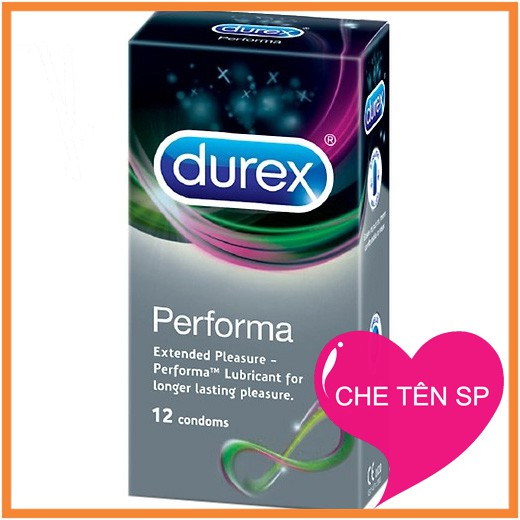 (FS50K)Kéo Dài Cuộc Yêu Bao Cao Su Durex Performa hộp 12 chiếc