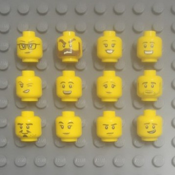 Lego Head 2 Face Minifigures Các Loại 1
