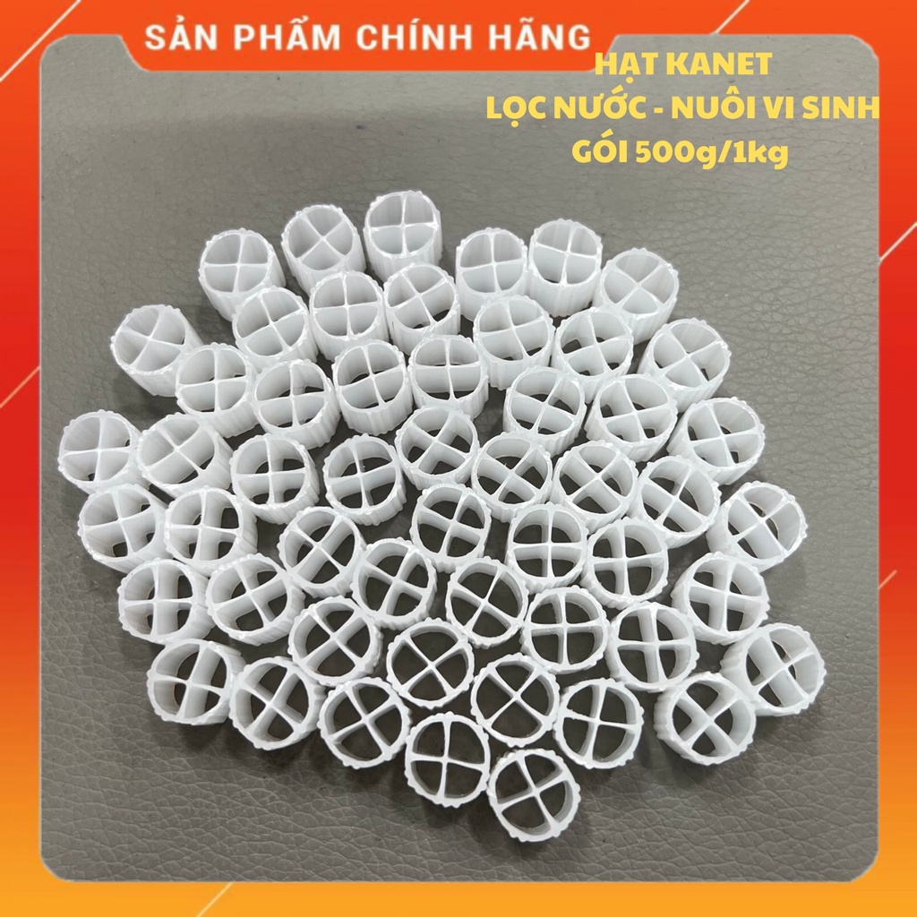 Hạt Kanet Lọc Nước Hồ Cá - Hạt Lọc Kaldnes Gói 500g/1Kg Hàng Cao Cấp