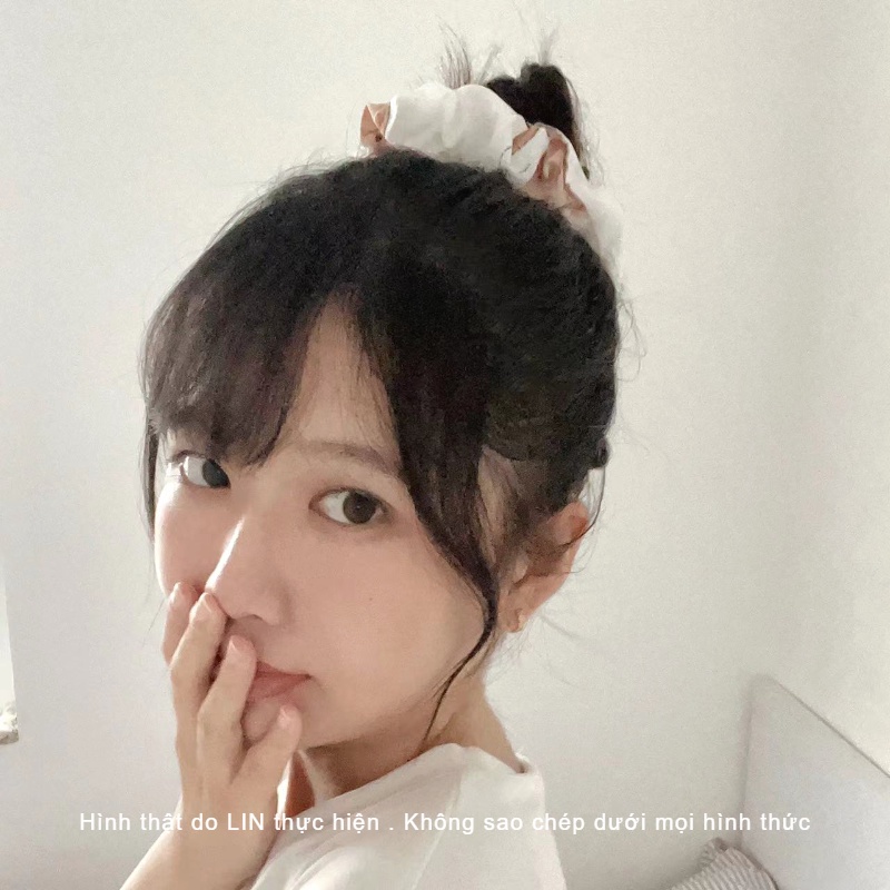Scrunchies Cột Tóc LIN Hình Gấu Dễ Thương