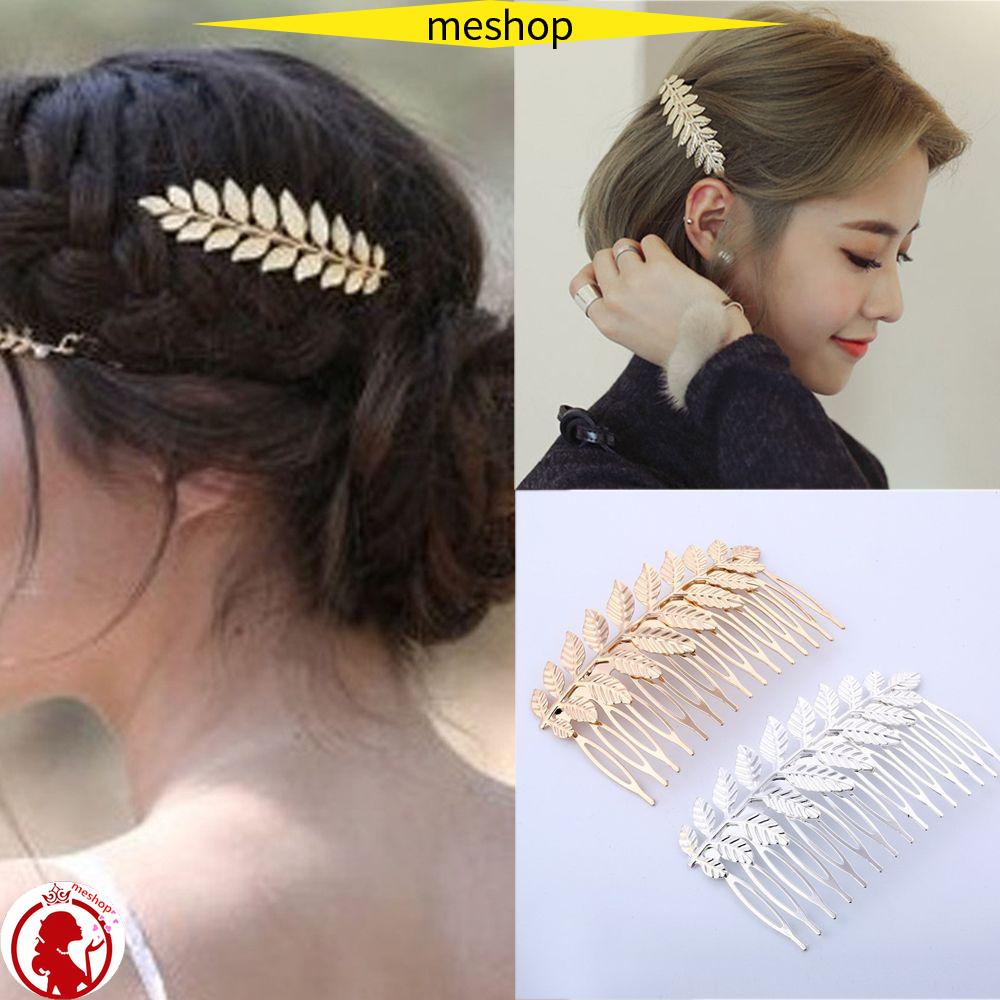 Me Kẹp Tóc Hình Chiếc Lá|Kẹp Tóc Cô Gái