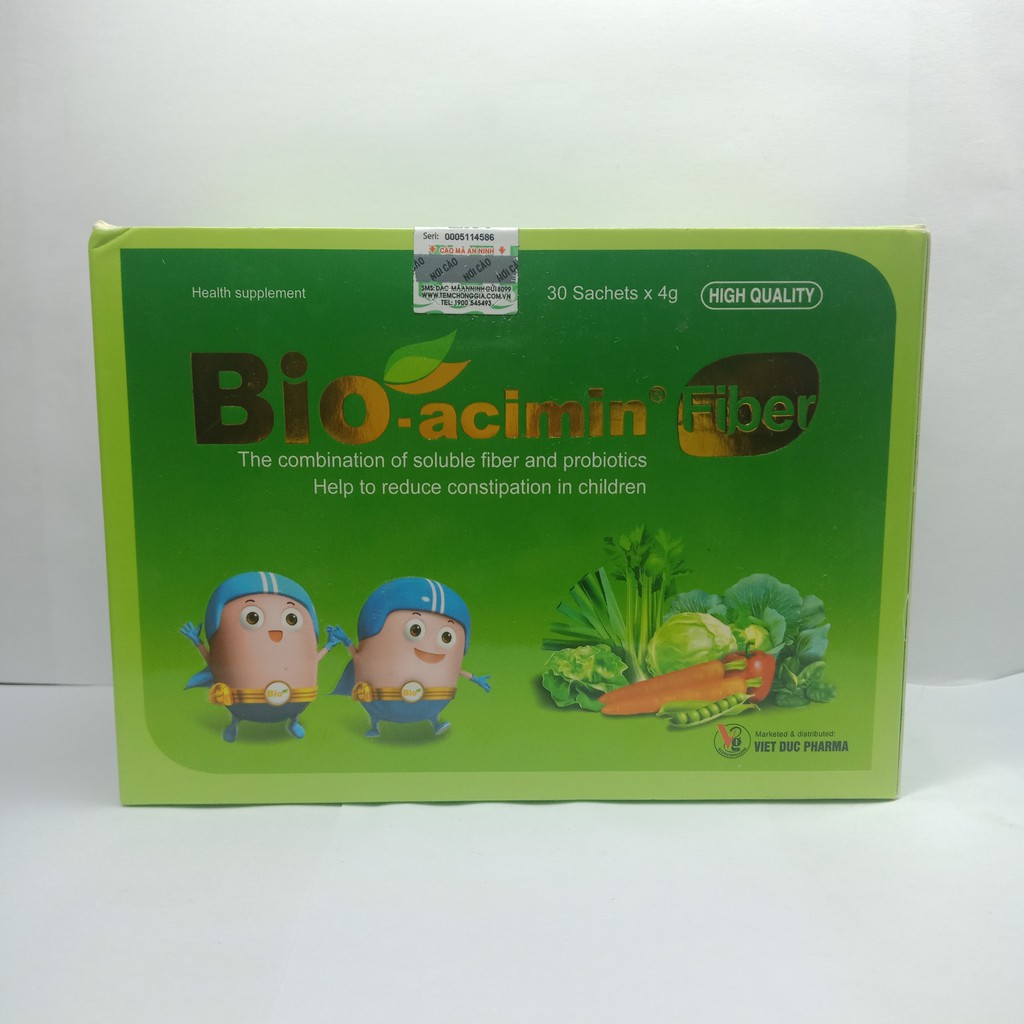 Bio-acimin Fiber - Bổ sung chất xơ tự nhiên