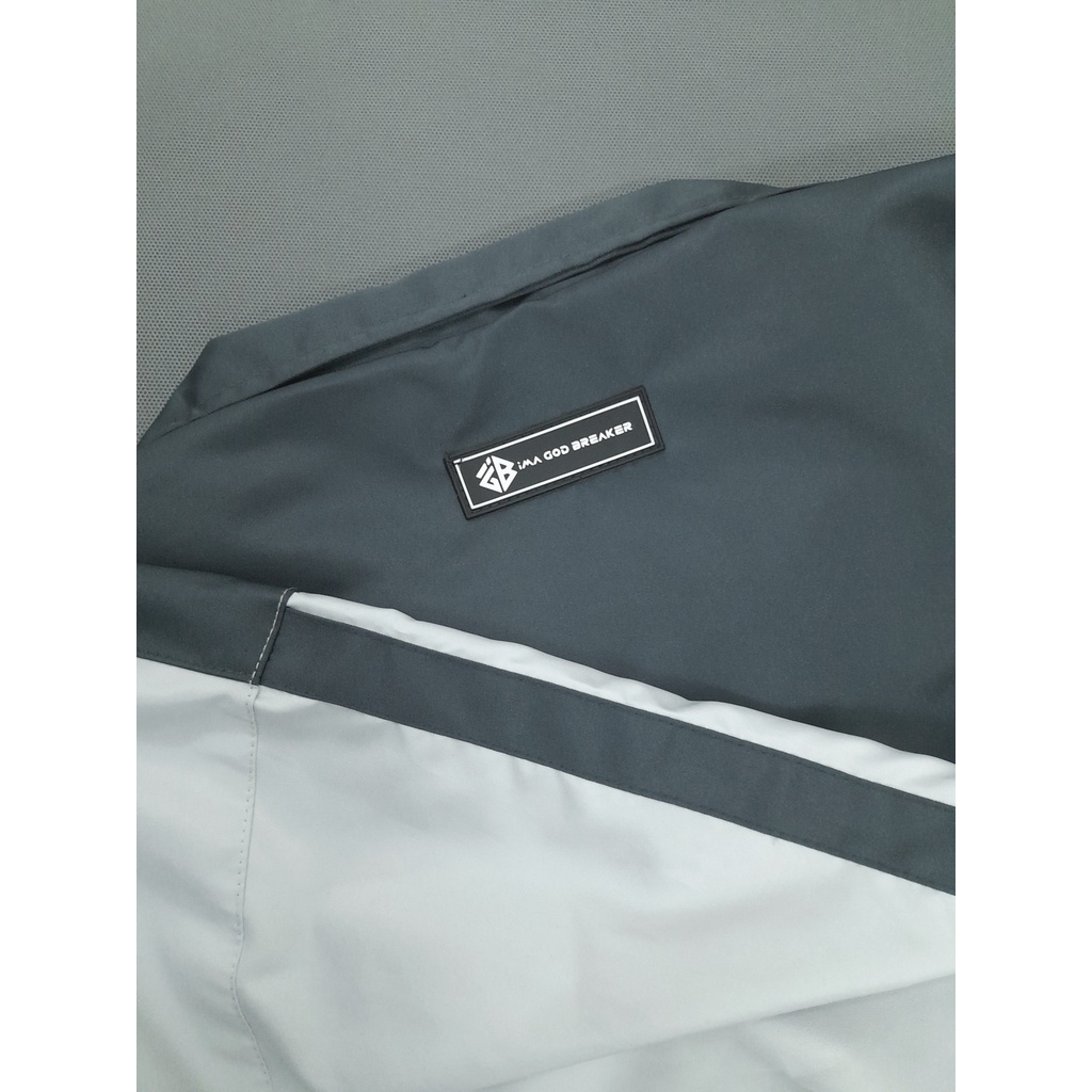 Áo Khoác Windbreaker Xám iMA God Breaker Local Brand