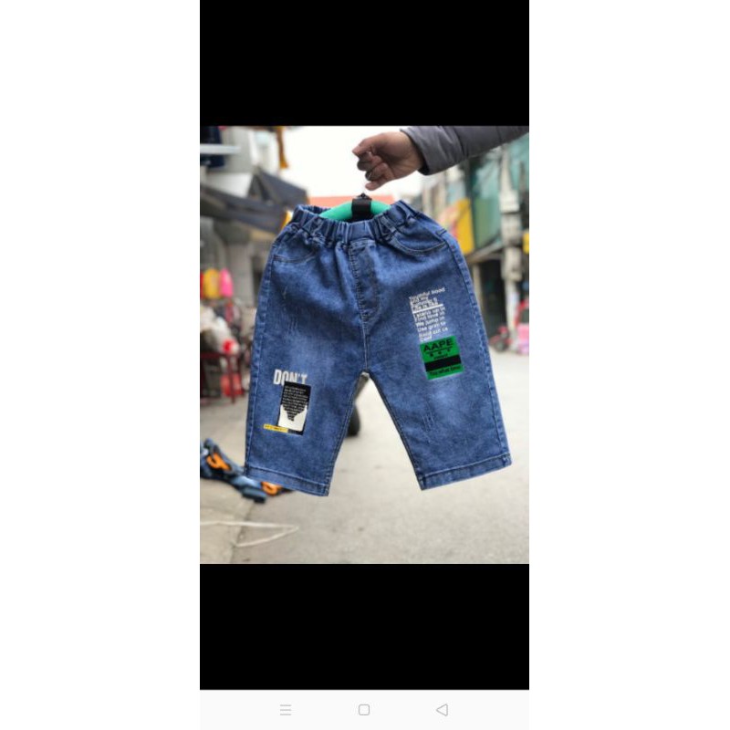 Quần ngố bò trai sz 25-38kg