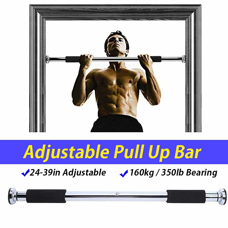 62-100cm Horizontal door 160kg steel bar Adjustable at home Gym Exercise Chin push up Pull up Exercise Exercise