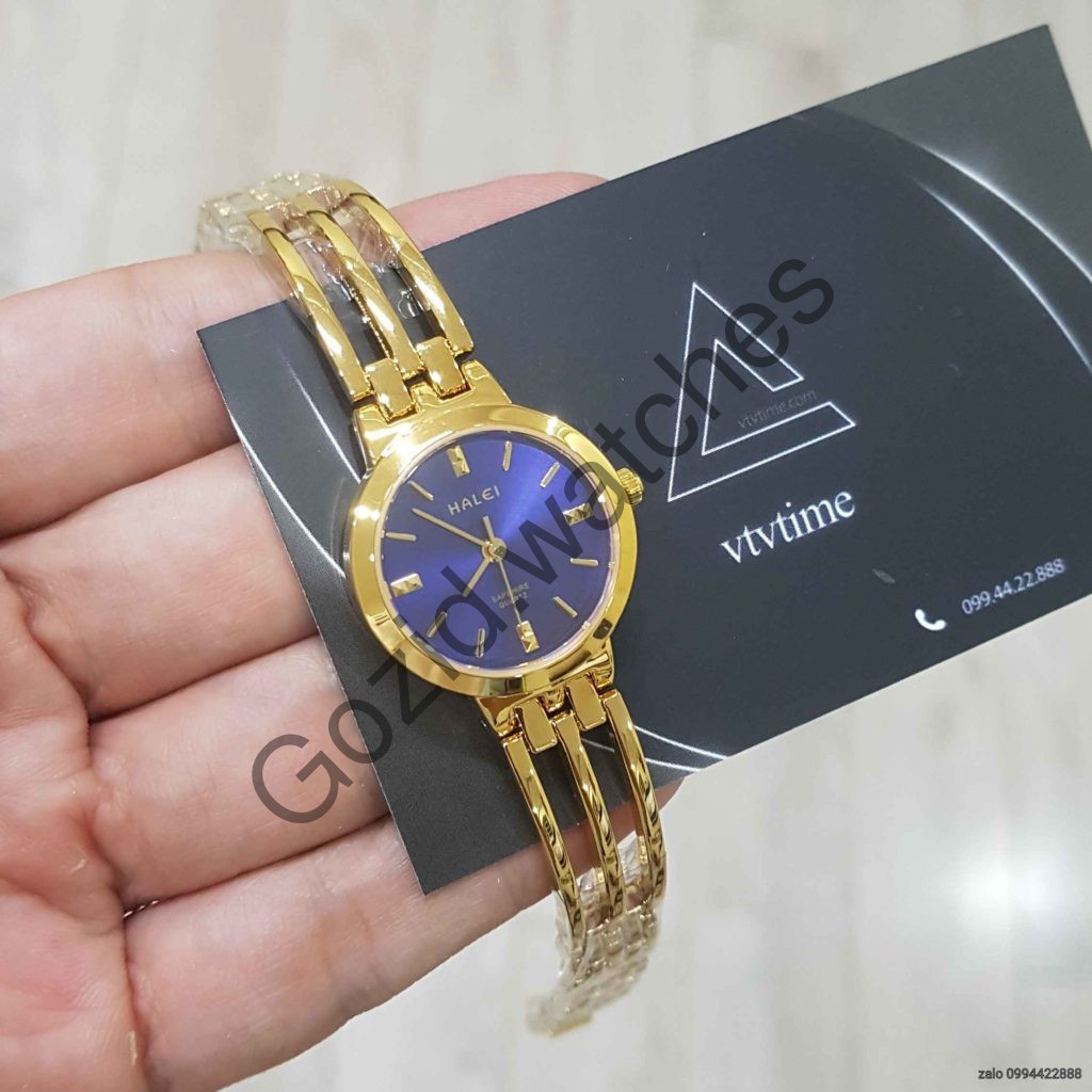 Đồng hồ nữ Halei máy Nhật mạ vàng dây kim loại -Gozid.watches | BigBuy360 - bigbuy360.vn
