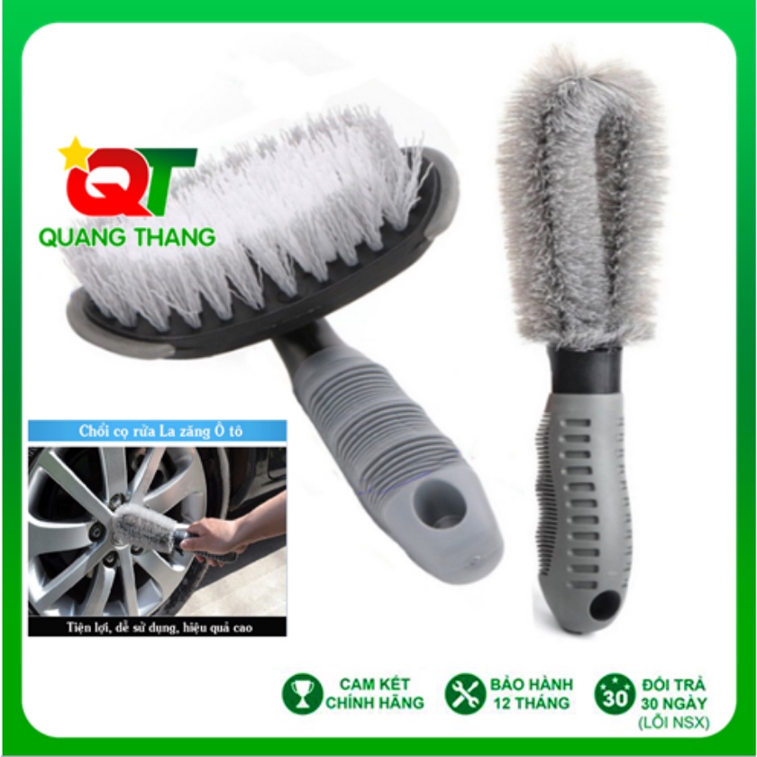 Chổi cọ rửa vành lốp ô tô xe máy bàn chải vệ sinh bánh xe chuyên nghiệp