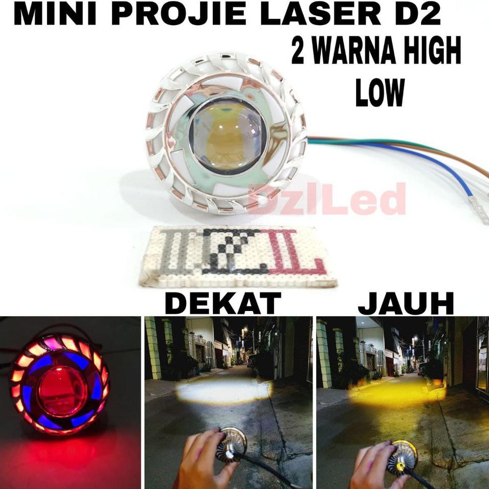 `➬ Đèn led laser mini D2 2.5 Inch mắt thiên thần chất lượng cao ★ Rn6