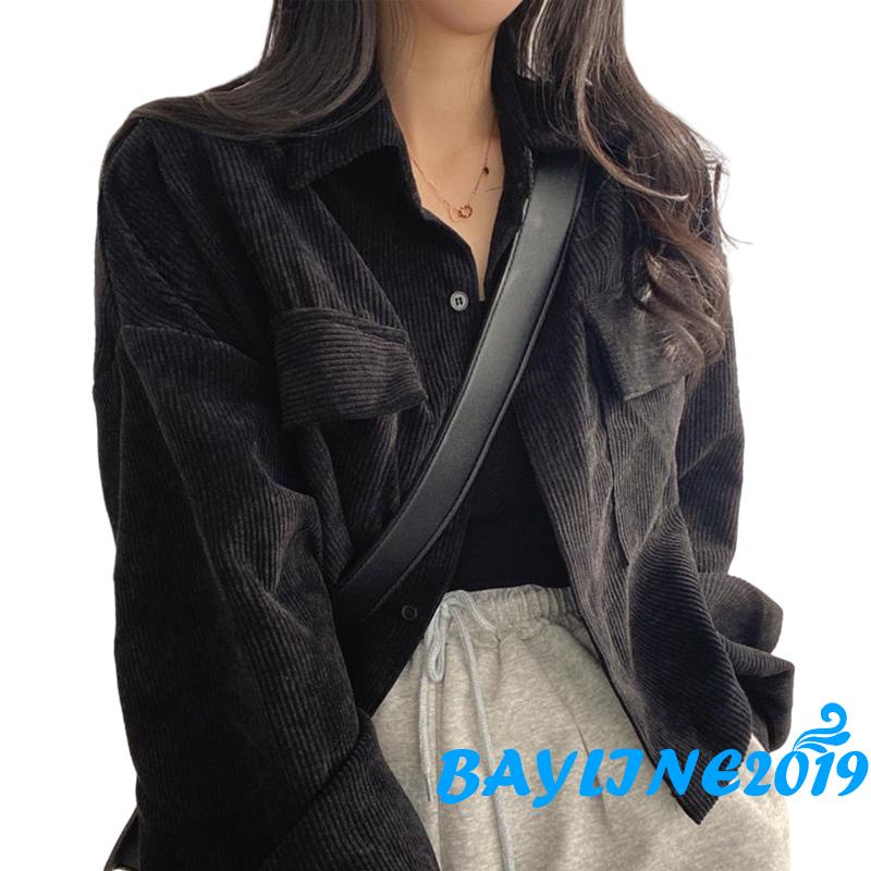 Áo Sơ Mi Tay Dài Màu Sắc Thời Trang Cho Nữ