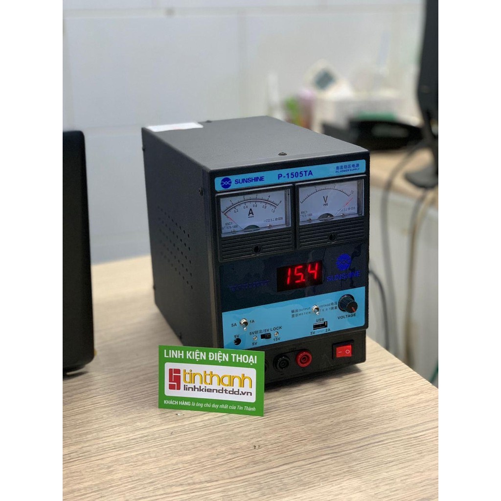 Máy cấp nguồn Sunshine P-1505TA - Hàng chính hãng tem vàng