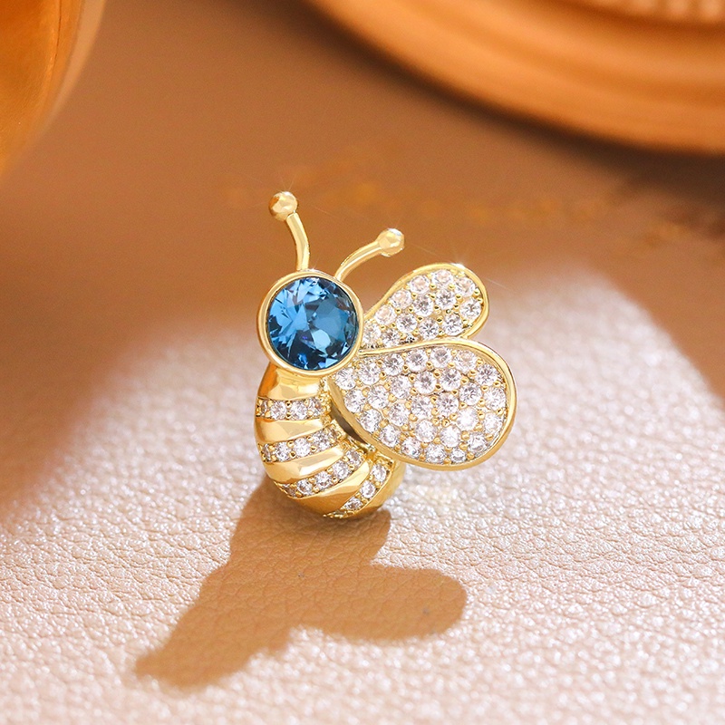 [Jiudolan] Ghim Cài Áo Hình Ong Nhỏ Thời Trang Cao Cấp Chống Chảy Xệ Dành Cho Nữ