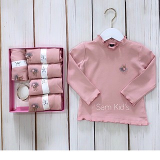 ÁO THUN COTTON DÀI TAY BÉ GÁI TỪ 2-5 TUỔI - HÀNG QUẢNG CHÂU - MẪU MỚI 2022