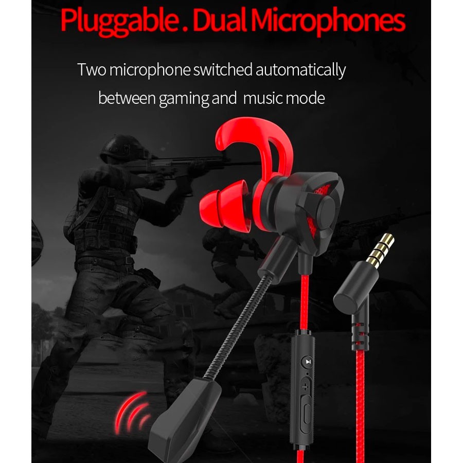 Tai nghe Gaming G9 âm thanh Stereo có Mic chuyên Game Mobile, PC PUBG/ROS/FreeFire