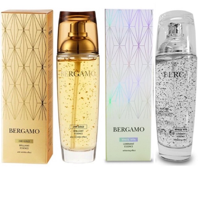 Tinh Chất Serum Bergamo 24k Gold Brilliant &amp; white vita luminant Essence