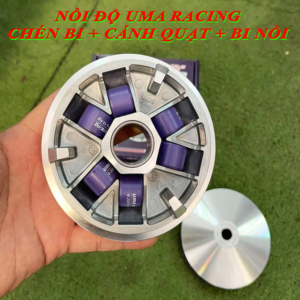 Nồi độ Uma Racing cho Honda Vario AirBlade 125 SHMode PCX Click125 Lead125 - Chén bi cánh quạt bi nồi Uma Racing