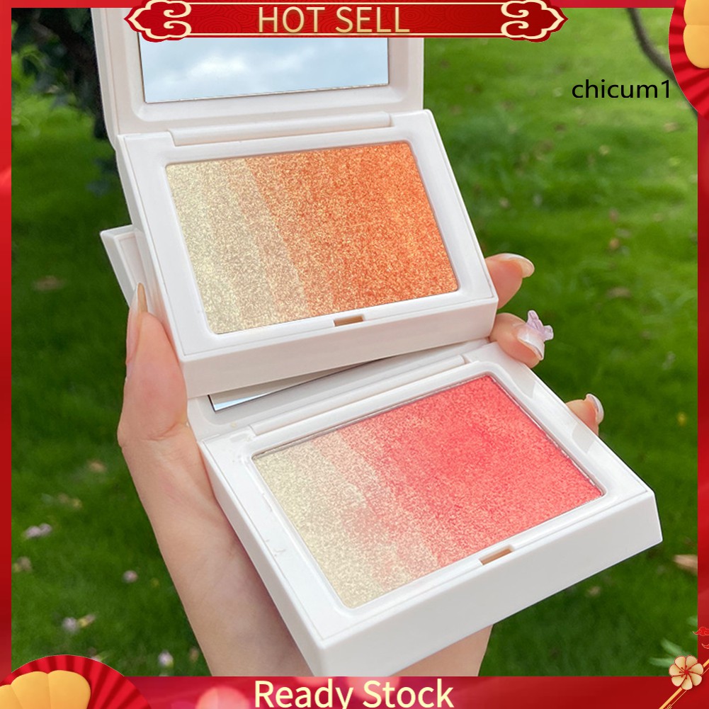 Bảng Phấn Má Hồng Tạo Khối Trang Điểm Bắt Sáng Lâu Trôi