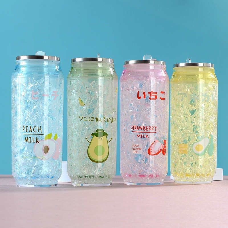 Ly nhựa 2 lớp cách nhiệt mẫu lon nước ngọt