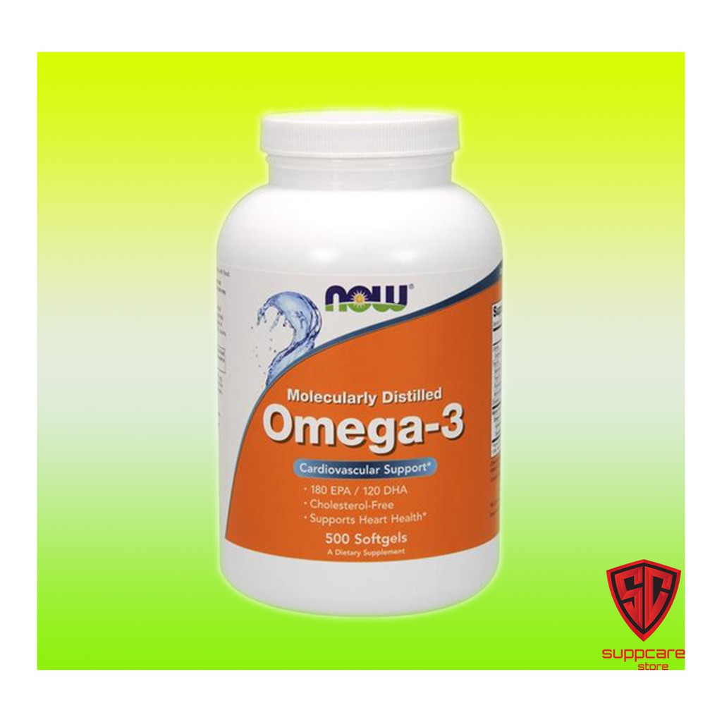 OMEGA 3 - Dầu Cá Now Omega 3 500 Viên- Sáng Mắt Đẹp Da - SUPPCARE | BigBuy360 - bigbuy360.vn
