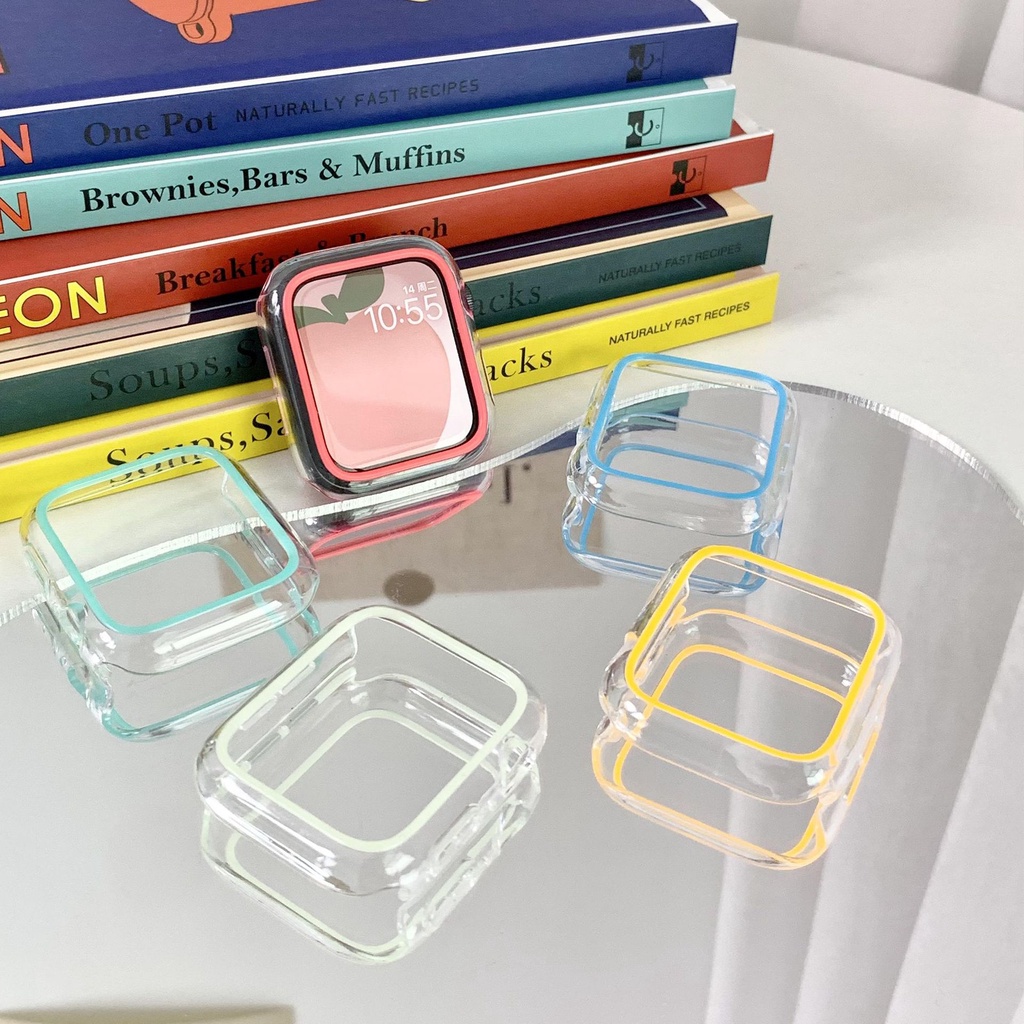 Ốp TPU Bảo Vệ Mặt Đồng Hồ Thông Minh Apple Watch7 45mm / 41mm Chống Trầy Xước