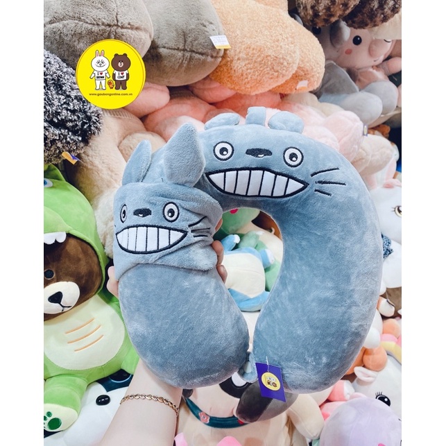 Gối Chữ U - Gối Cổ Kèm Bịt Mắt Chất Liệu Cao Su Non Cao Cấp - Xưởng Gấu Bông Việt Nam