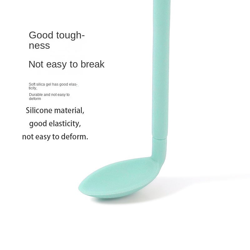Muỗng Silicone Mini Kéo Dài Thu Gọn Được Tiện Lợi Dành Cho Nhà Bếp