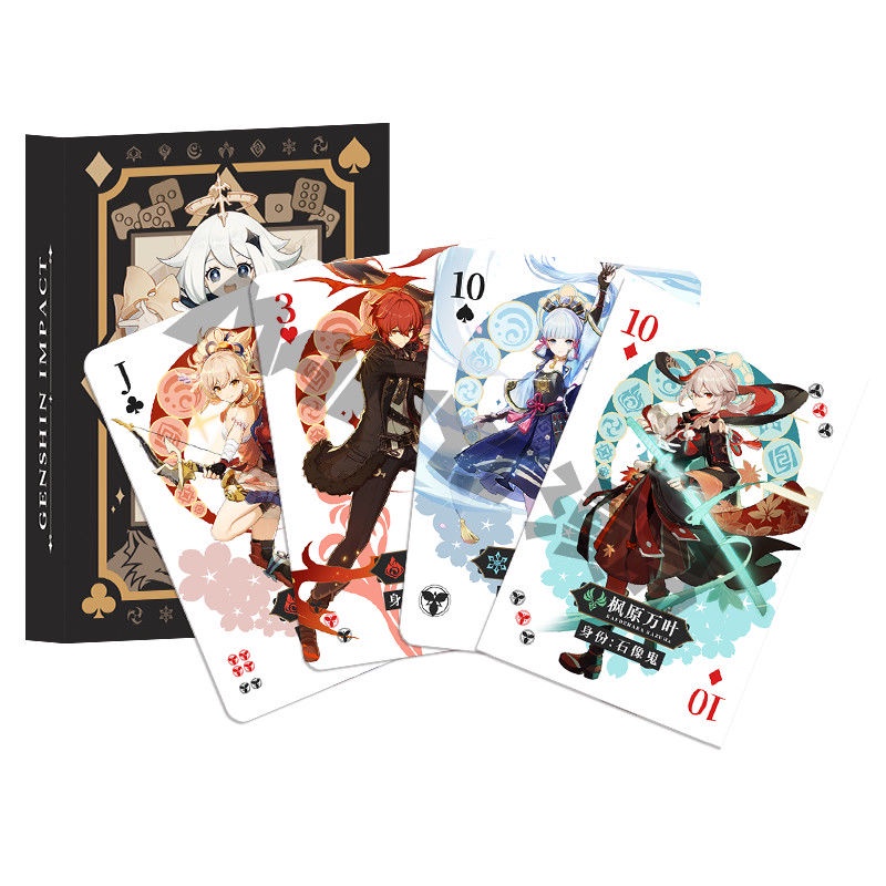 Genshin Impact Deck đa năng Poker Xiao Klee giải trí chơi game hd VFG4