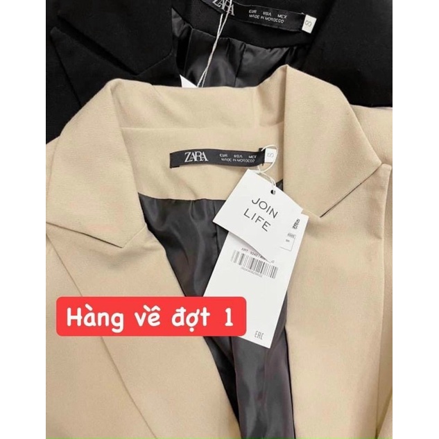 áo khoác blazer 2 màu đen và be cho nữ | BigBuy360 - bigbuy360.vn