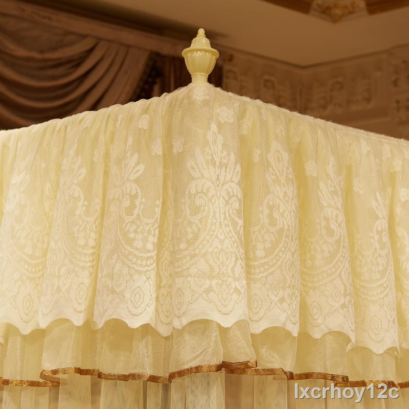 ▧❄Giá đỡ Máy lạnh Muỗi Net Gia đình Ba Cửa mở cố định 1,5m giường tầng công chúa phong cách cung điện Châu Âu mã h