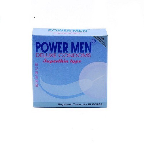 Bao Cao Su Power Men Siêu Mỏng - Hộp 3 Chiếc