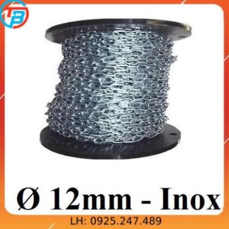 Dây xích INOX 304 Phi [ 12mm ] CÁP THÉP Thái Bình VinàN