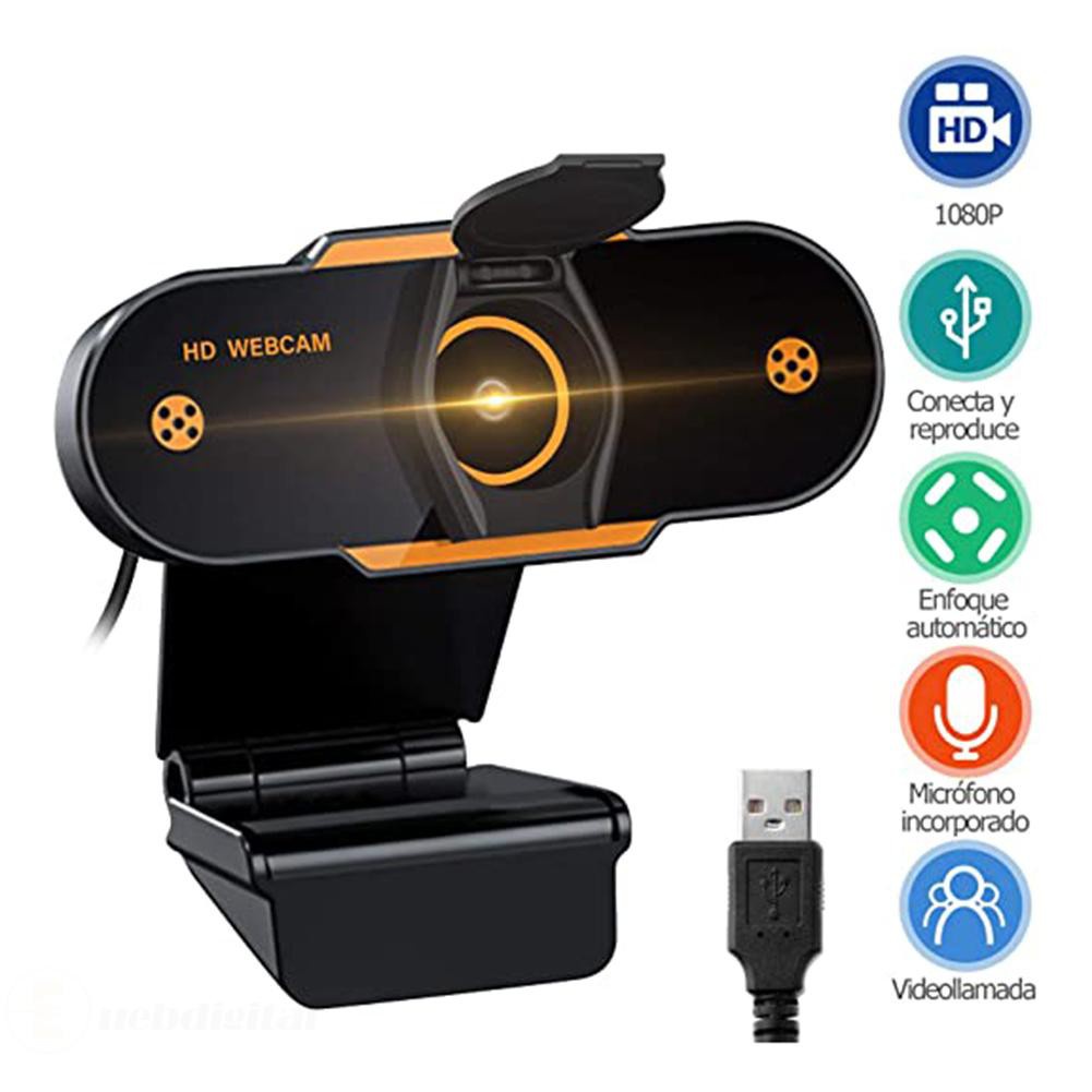 Webcam Usb 2.0 1080p Hd Kèm Mic Cho Máy Tính