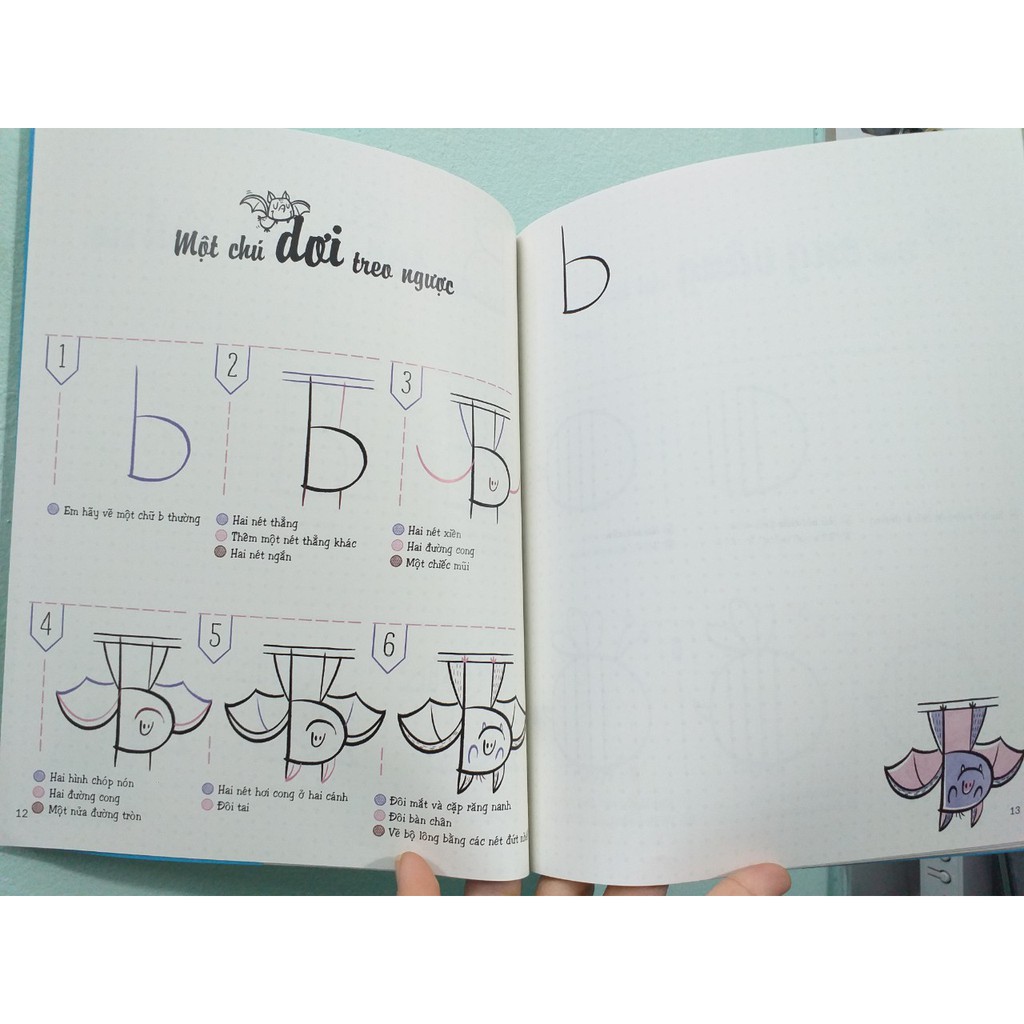 Sách - Drawing as easy as ABC - Vẽ đẹp thiên nhiên từ bảng chữ cái - Thế giới động vật