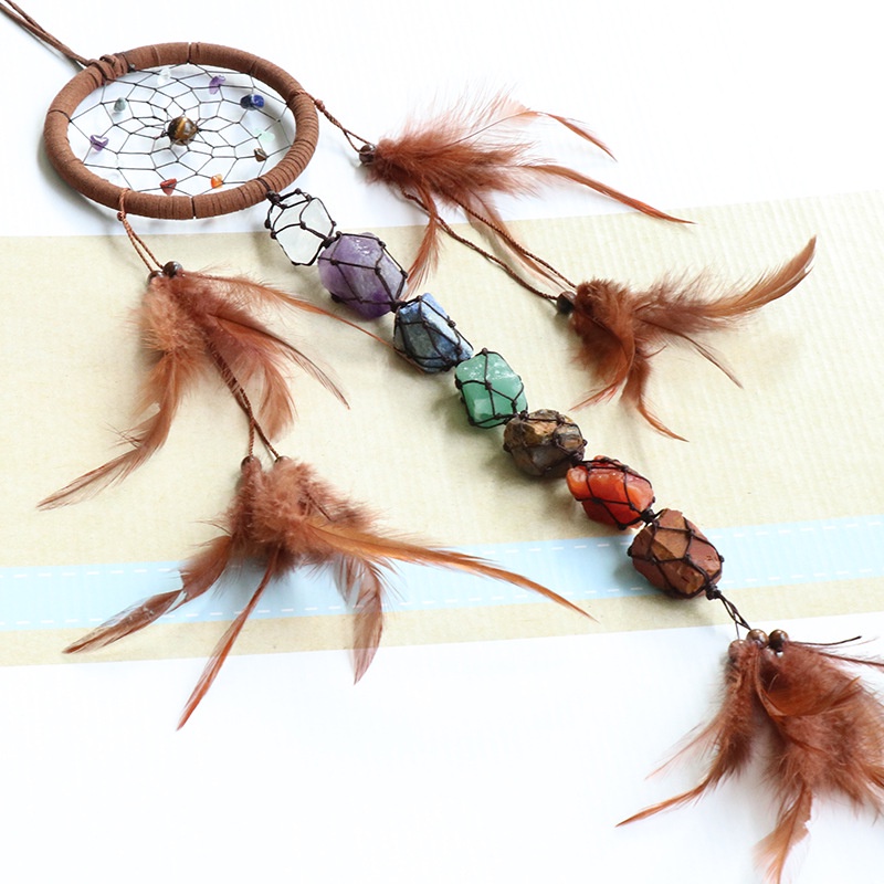Dreamcatcher 7 chakra đá thanh tẩy