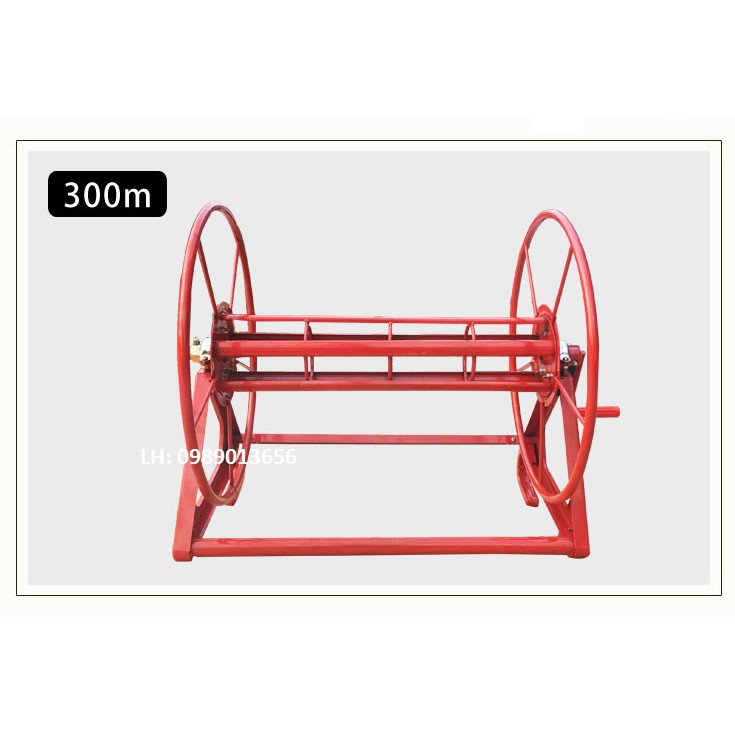 Rulo cuốn dây phun thuốc, dây rửa xe 300m,350m, tự chống xoắn dây và có vòng bi trợ lực