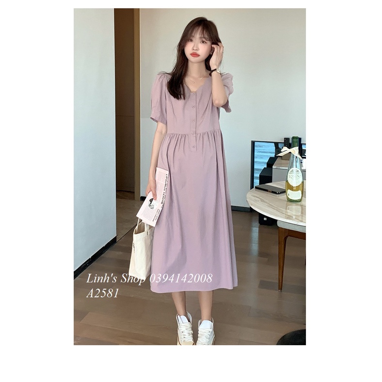 Váy Bầu Đầm Bầu Xinh A2581