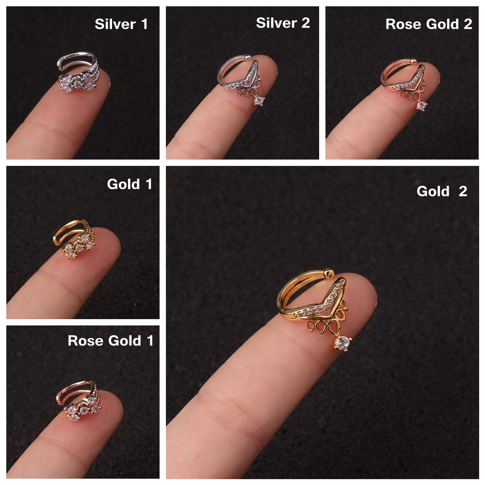 Khuyên đeo vành tai không cần xỏ thời trang cá tính cho nam và nữ