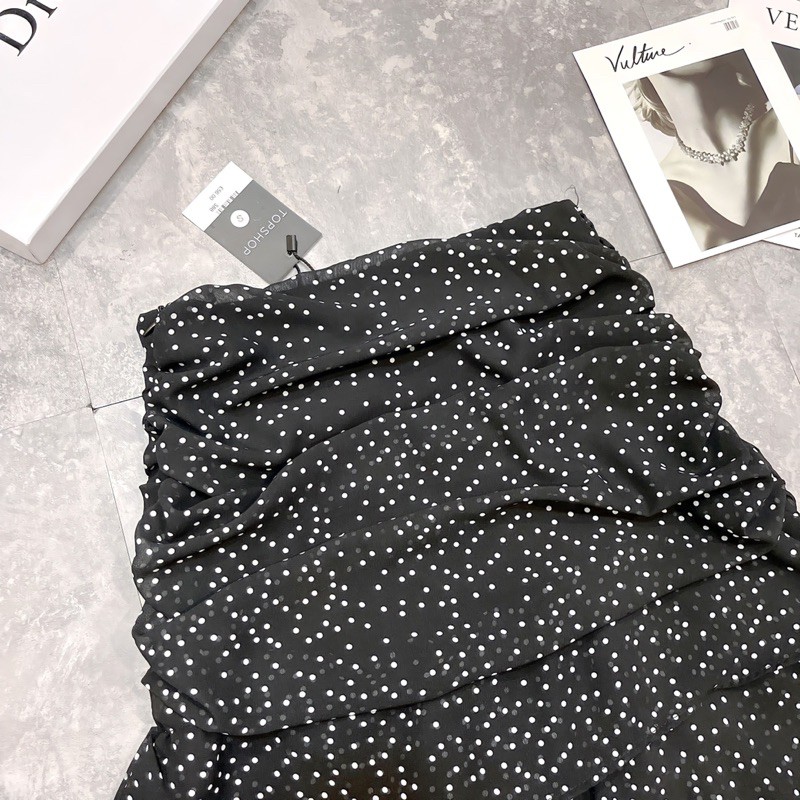 [Mã FAXANH55 giảm 10K đơn 50K] CVNU13 - CHÂN VÁY CHẤM BI A NHÚN TẦNG | BigBuy360 - bigbuy360.vn