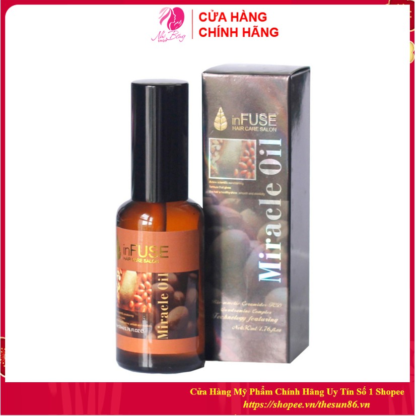 Tinh dầu dưỡng tóc cà phê MIRACLE OIL 50ml
