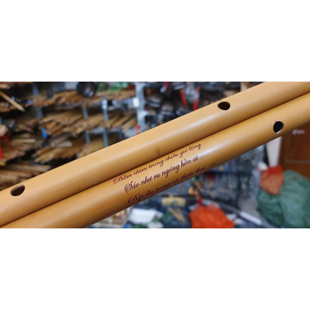 Sáo Trúc Khắc Tên Theo Yêu Cầu 🎁FREESHIP🎁 Giảm Giá 20K Khi Nhập  Sáo Trúc Mão Mèo Chính Hãng