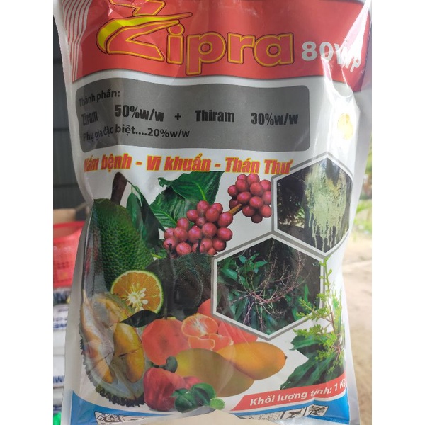 thuốc trừ bệnh ZipRa 80WP ( loại 1kg)