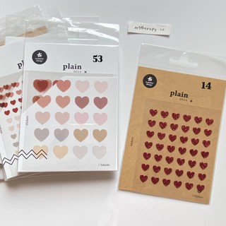 [STICKER PLAIN] Sticker plain basic hàn quốc đáng yêu (1)