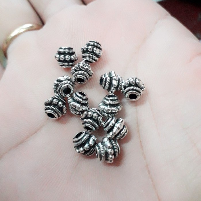 charm xỏ dây hạt chấm bi 1 gói 50g = 25k / phụ liệu handmade giá sỉ tphcm