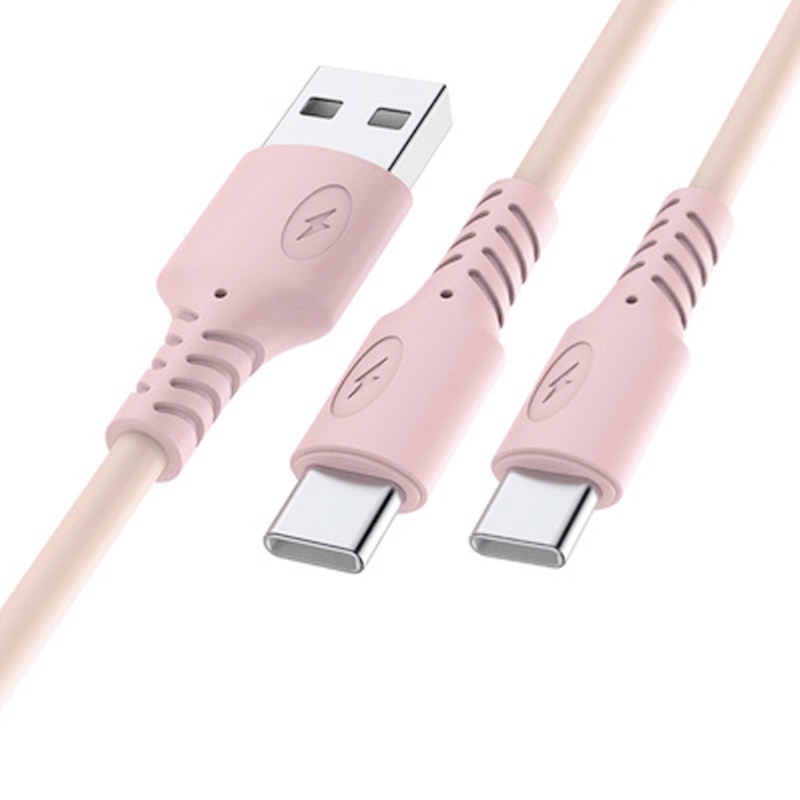 Cáp SạC HìNh Chữ Y 2m ChuẩN USB Và Type C Cho ĐiệN ThoạI