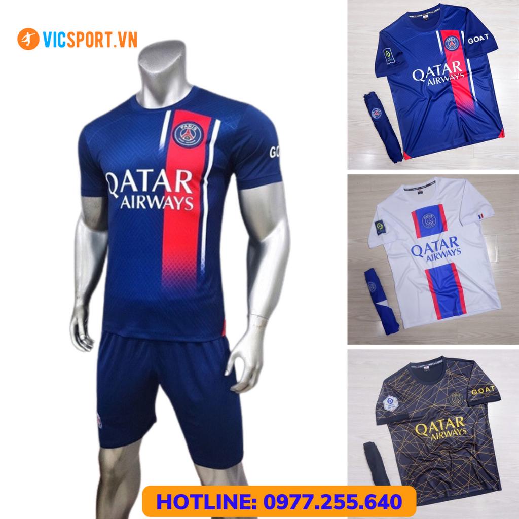 Áo Bóng Đá Paris, Quần Áo Đá Banh CLB PSG Thun Lạnh Mùa 2023-2024 - Vicsport
